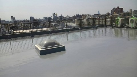 大阪市　屋上防水 　一部完了