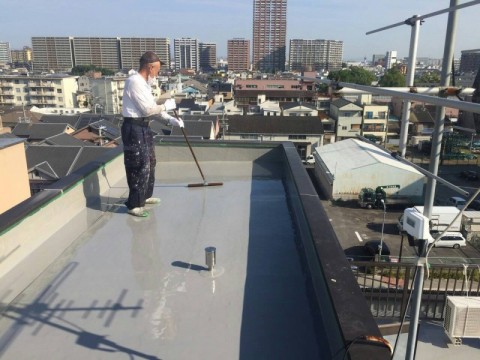 大阪市某会社ビル屋上 防水改修工事