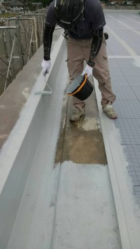 奈良県〇〇市 塗膜防水工事