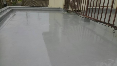 泉佐野市A様邸宅屋上、2階バルコニーウレタン防水工事 After