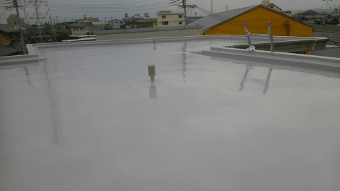 泉佐野市A様邸宅屋上、2階バルコニーウレタン防水工事 After