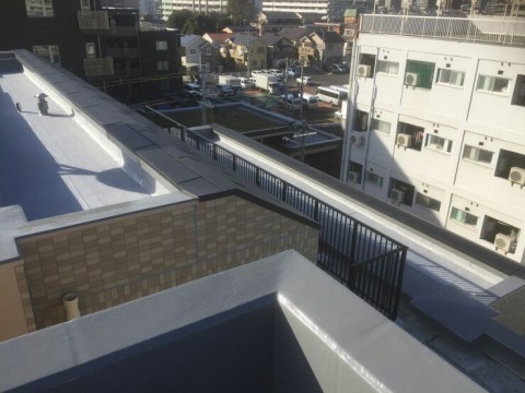 大阪市 北棟・南棟某マンション防水新築工事