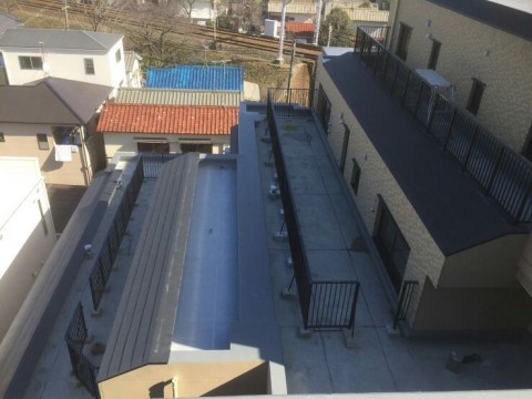 大阪市 北棟・南棟某マンション防水新築工事