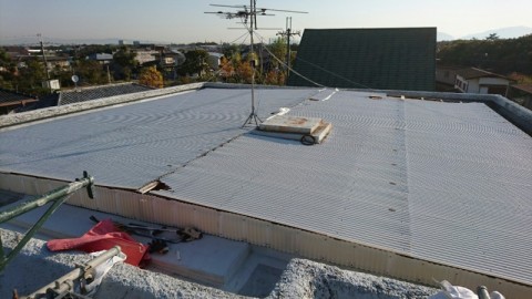 和泉市M様邸 屋上防水修繕工事 ウレタン塗膜防水