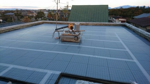 和泉市M様邸 屋上防水修繕工事 ウレタン塗膜防水