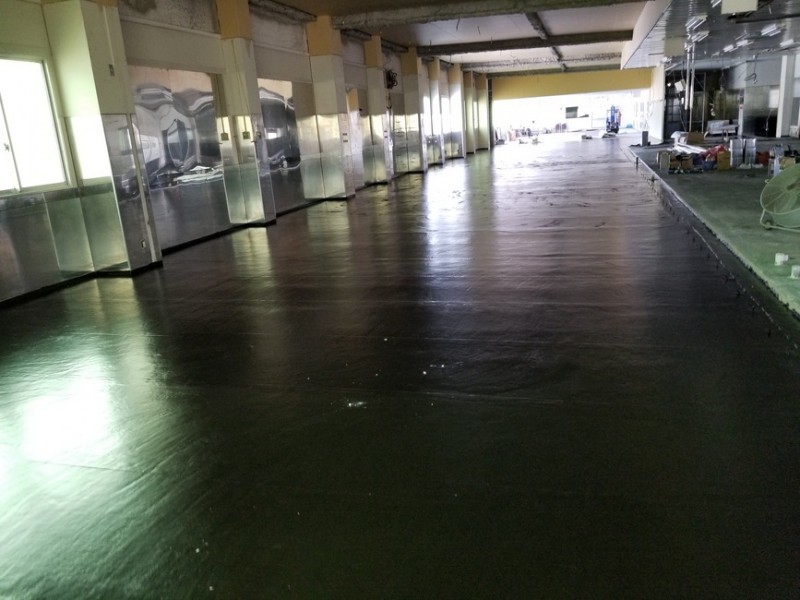 施工完了(味覚糖神戸工場 ケミアス防水)