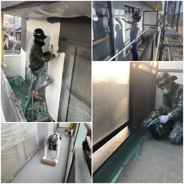 堺市 草愛マンションC棟大規模改修工事