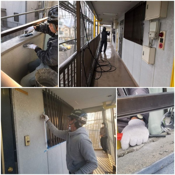 堺市 草愛マンションC棟大規模改修工事