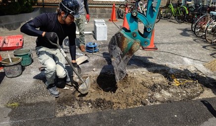 大阪府堺市 道路工事