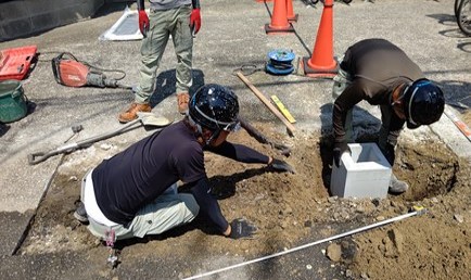 大阪府堺市 道路工事