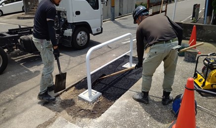 大阪府堺市 道路工事